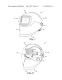 PROTECTIVE HEADGEAR AND OPTICAL-FILTER CARTRIDGE REMOVABLY MOUNTABLE     THERETO diagram and image