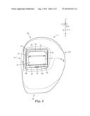 PROTECTIVE HEADGEAR AND OPTICAL-FILTER CARTRIDGE REMOVABLY MOUNTABLE     THERETO diagram and image