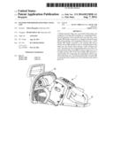 Battery Powered Rear Handle Chain Saw diagram and image