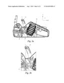 Battery Powered Rear Handle Chain Saw diagram and image