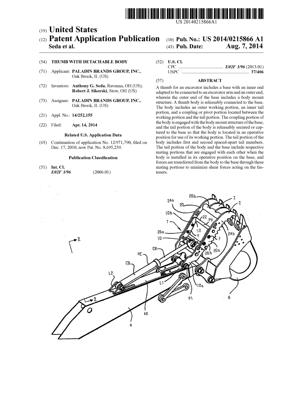 THUMB WITH DETACHABLE BODY - diagram, schematic, and image 01