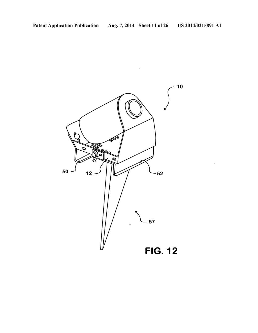 FLOATABLE, UNIVERSALLY MOUNTABLE FISHING ROD HOLDER - diagram, schematic, and image 12