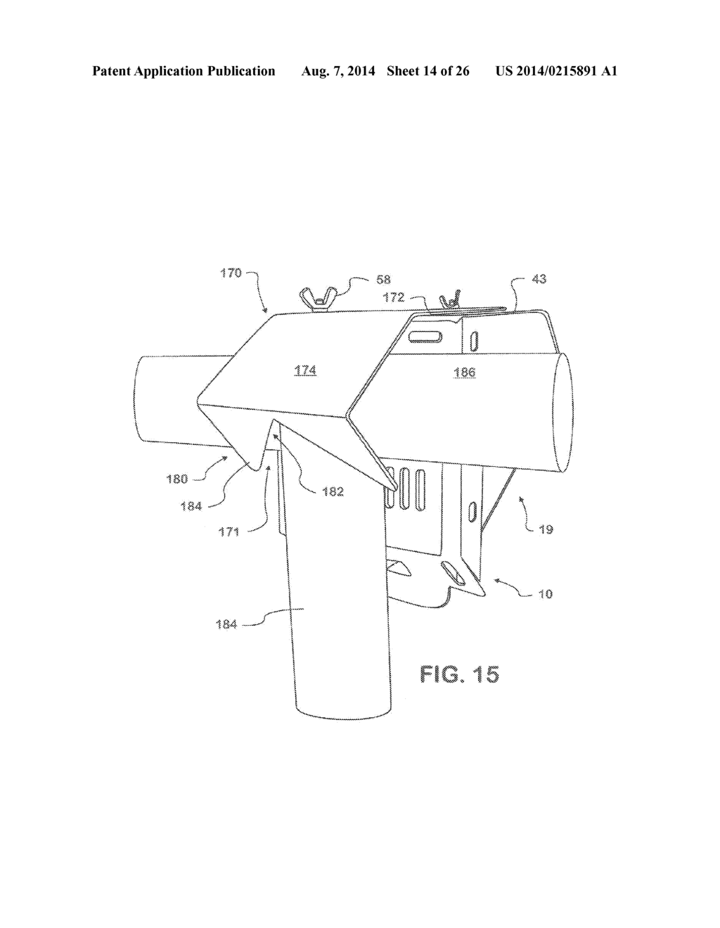 FLOATABLE, UNIVERSALLY MOUNTABLE FISHING ROD HOLDER - diagram, schematic, and image 15