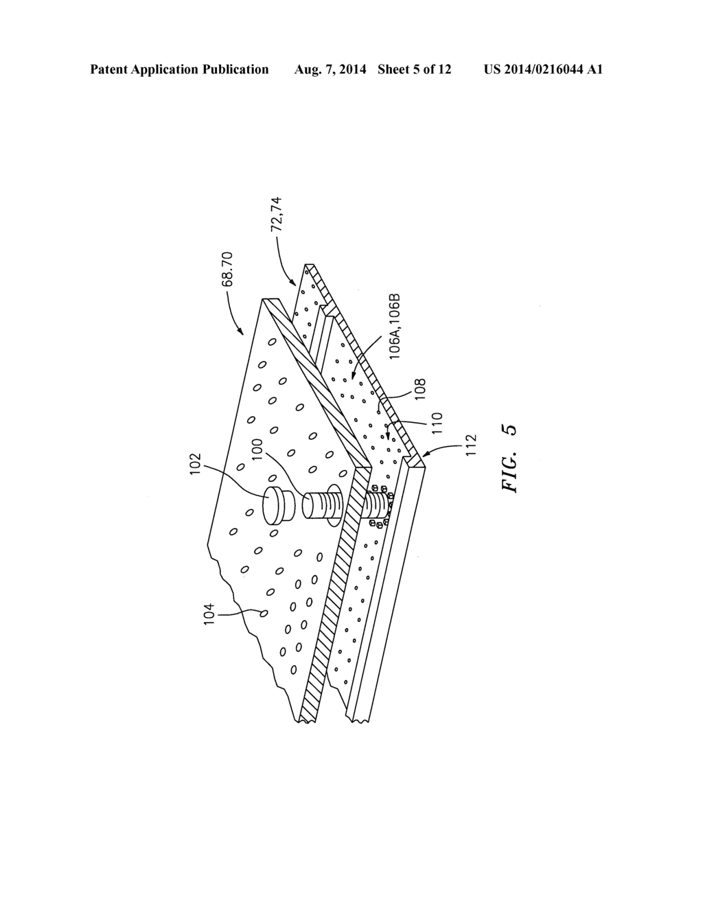 GAS TURBINE ENGINE COMBUSTOR HEAT SHIELD WITH INCREASED FILM COOLING     EFFECTIVENESS - diagram, schematic, and image 06