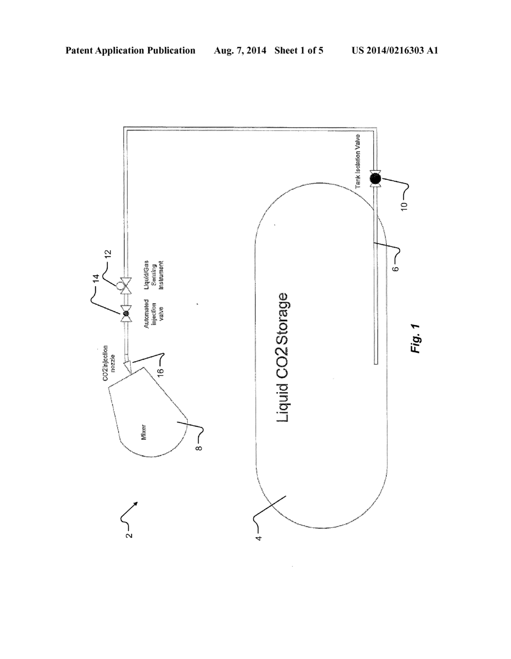 SYSTEM AND METHOD OF APPLYING CARBON DIOXIDE DURING THE PRODUCTION OF     CONCRETE - diagram, schematic, and image 02