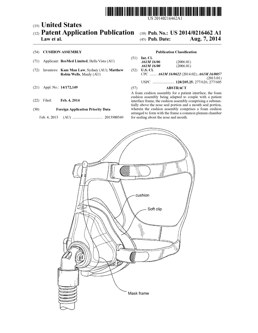 CUSHION ASSEMBLY - diagram, schematic, and image 01