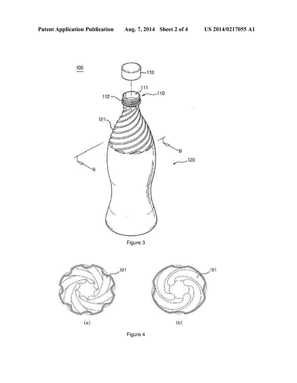 GLASS BOTTLE FOR CONTAINING LIQUID - diagram, schematic, and image 03