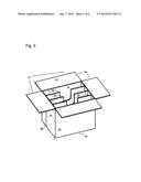 BOX WITH INTEGRATED COLLAPSIBLE DIVIDERS diagram and image