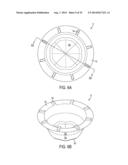 PILL CRUSHING CUP WITH ROTATIONAL LOCKING LUGS diagram and image