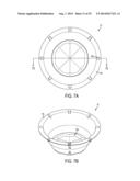 PILL CRUSHING CUP WITH ROTATIONAL LOCKING LUGS diagram and image