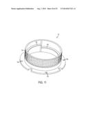 PILL CRUSHING CUP WITH ROTATIONAL LOCKING LUGS diagram and image