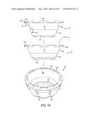 PILL CRUSHING CUP WITH ROTATIONAL LOCKING LUGS diagram and image