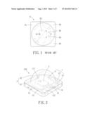 LED PACKAGE AND METALLIC FRAME THEREOF diagram and image