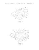 LED PACKAGE AND METALLIC FRAME THEREOF diagram and image