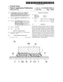 ANISOTROPIC CONDUCTIVE ADHESIVE AND METHOD FOR MANUFACTURING SAME, AND     LIGHT-EMITTING DEVICE AND METHOD FOR MANUFACTURING SAME diagram and image