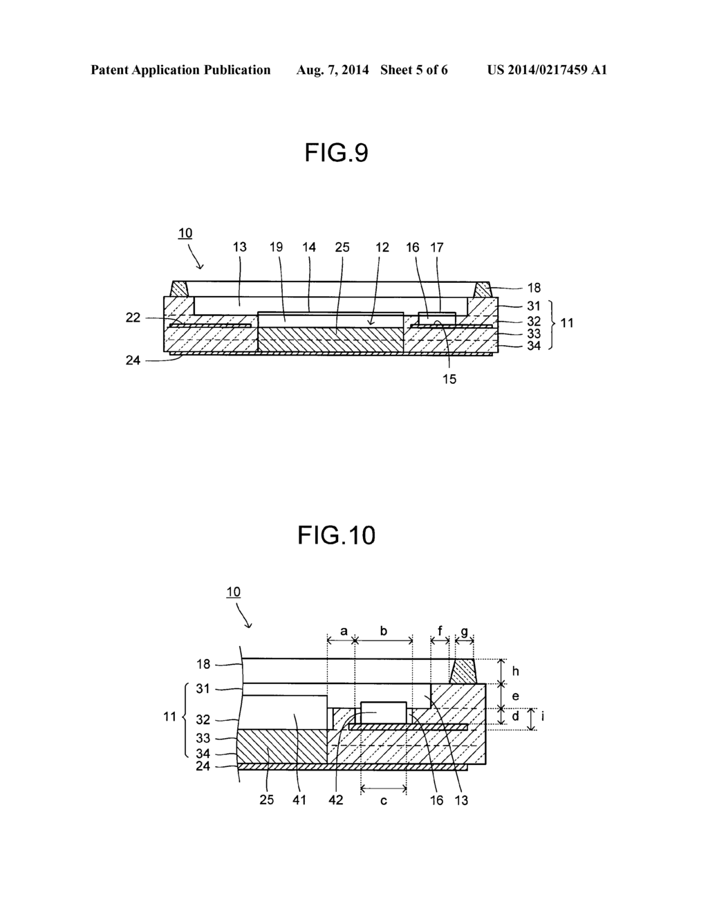 SUBSTRATE FOR LIGHT EMITTING ELEMENT AND LIGHT EMITTING DEVICE - diagram, schematic, and image 06