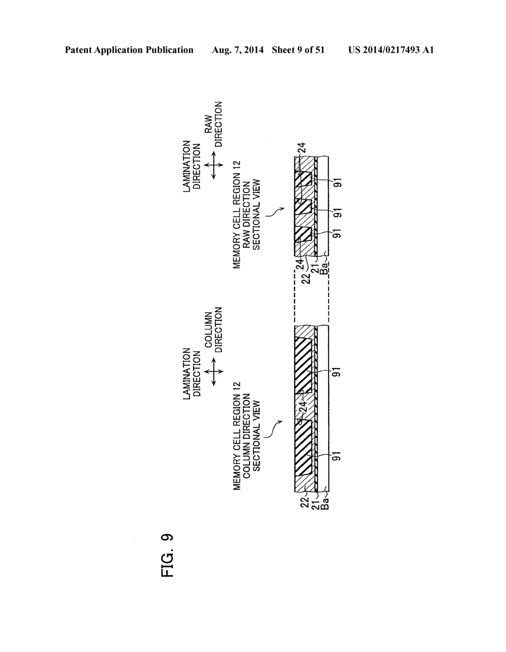 NON-VOLATILE SEMICONDUCTOR STORAGE DEVICE AND METHOD OF MANUFACTURING THE     SAME - diagram, schematic, and image 10