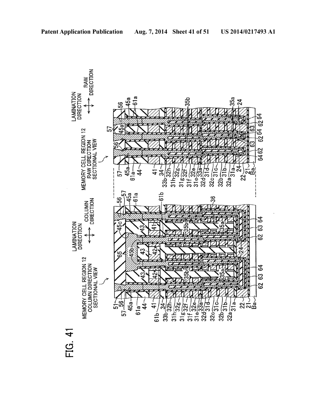 NON-VOLATILE SEMICONDUCTOR STORAGE DEVICE AND METHOD OF MANUFACTURING THE     SAME - diagram, schematic, and image 42