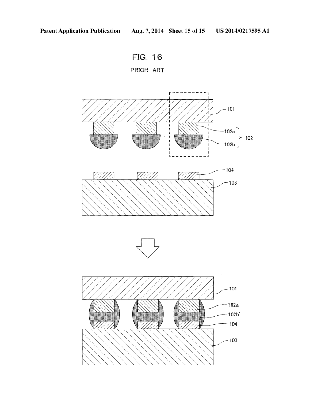 MOUNTING STRUCTURE AND MANUFACTURING METHOD FOR SAME - diagram, schematic, and image 16