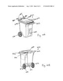 TRASH/RECYCLING CART diagram and image