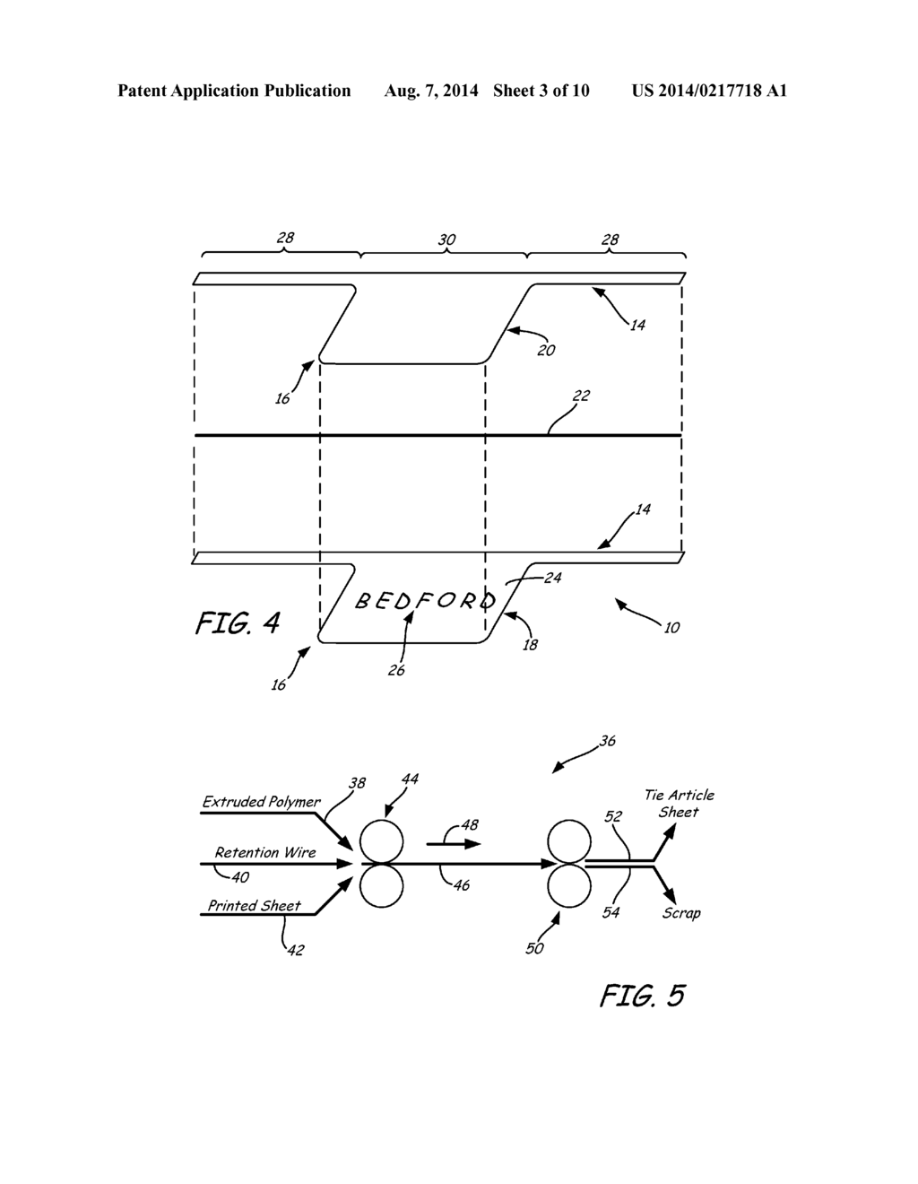 In-Line Tie Articles and Methods of Manufacture and Use - diagram, schematic, and image 04