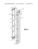 SPRING LOADED MULLION FOR FRENCH DOOR REFRIGERTOR diagram and image