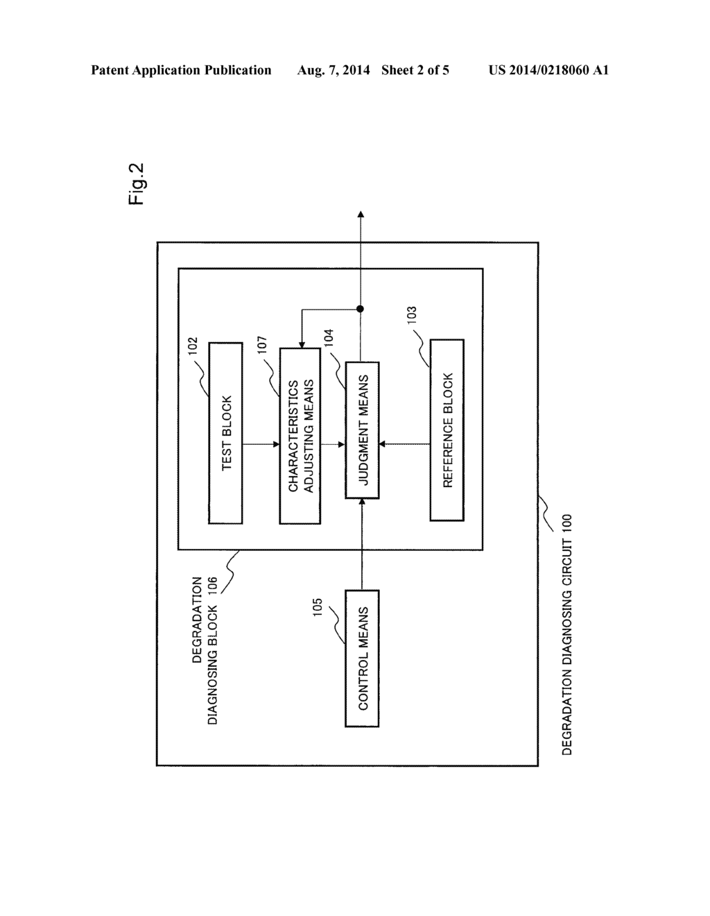 DEGRADATION DIAGNOSING CIRCUIT AND DEGRADATION DIAGNOSING METHOD - diagram, schematic, and image 03