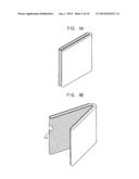 MOBILE DEVICE INCLUDING A FLEXIBLE DISPLAY DEVICE AND METHOD OF OPERATING     THE SAME diagram and image