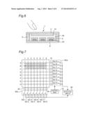 INPUT DEVICE USING DETECTION OF BOTH CAPACITANCE AND PRESSURE, AND     CAPACITANCE-SYSTEM HYBRID TOUCH PANEL EQUIPPED WITH PRESSURE-SENSITIVE     FUNCTION diagram and image