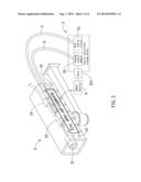 REMOTE DEVICE FOR CHANGING THE DISPLAY CONTENT OF THE DISPLAY MODULE IN A     SURVEILLANCE CAMERA diagram and image