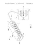 REMOTE DEVICE FOR CHANGING THE DISPLAY CONTENT OF THE DISPLAY MODULE IN A     SURVEILLANCE CAMERA diagram and image