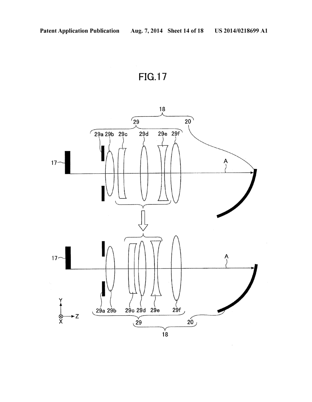 IMAGE PROJECTOR HAVING AN OPTICAL PROJECTION SYSTEM WITH INDEPENDENTLY     FOCUSING LENS - diagram, schematic, and image 15