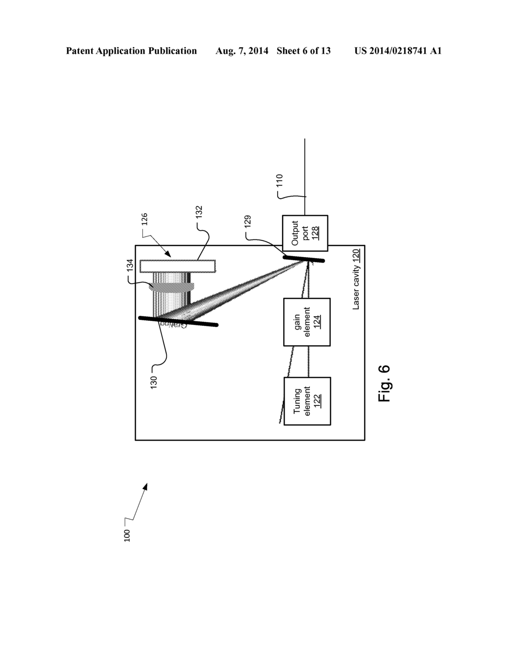 OCT Swept Laser with Cavity Length Compensation - diagram, schematic, and image 07