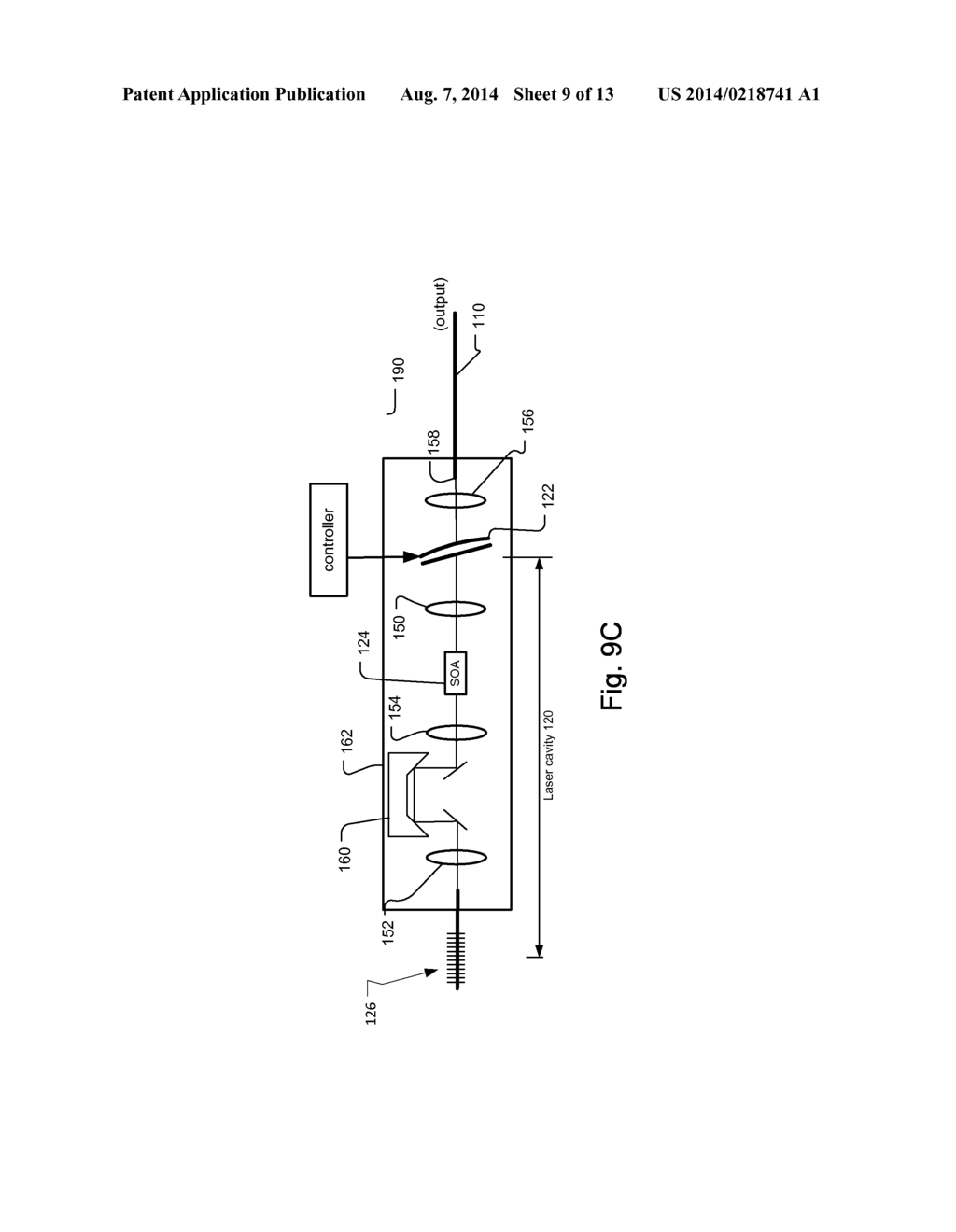 OCT Swept Laser with Cavity Length Compensation - diagram, schematic, and image 10