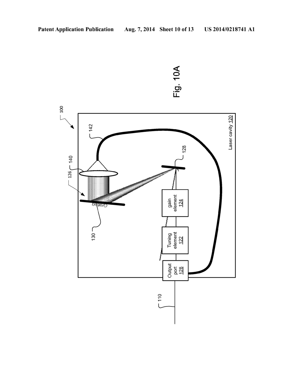 OCT Swept Laser with Cavity Length Compensation - diagram, schematic, and image 11