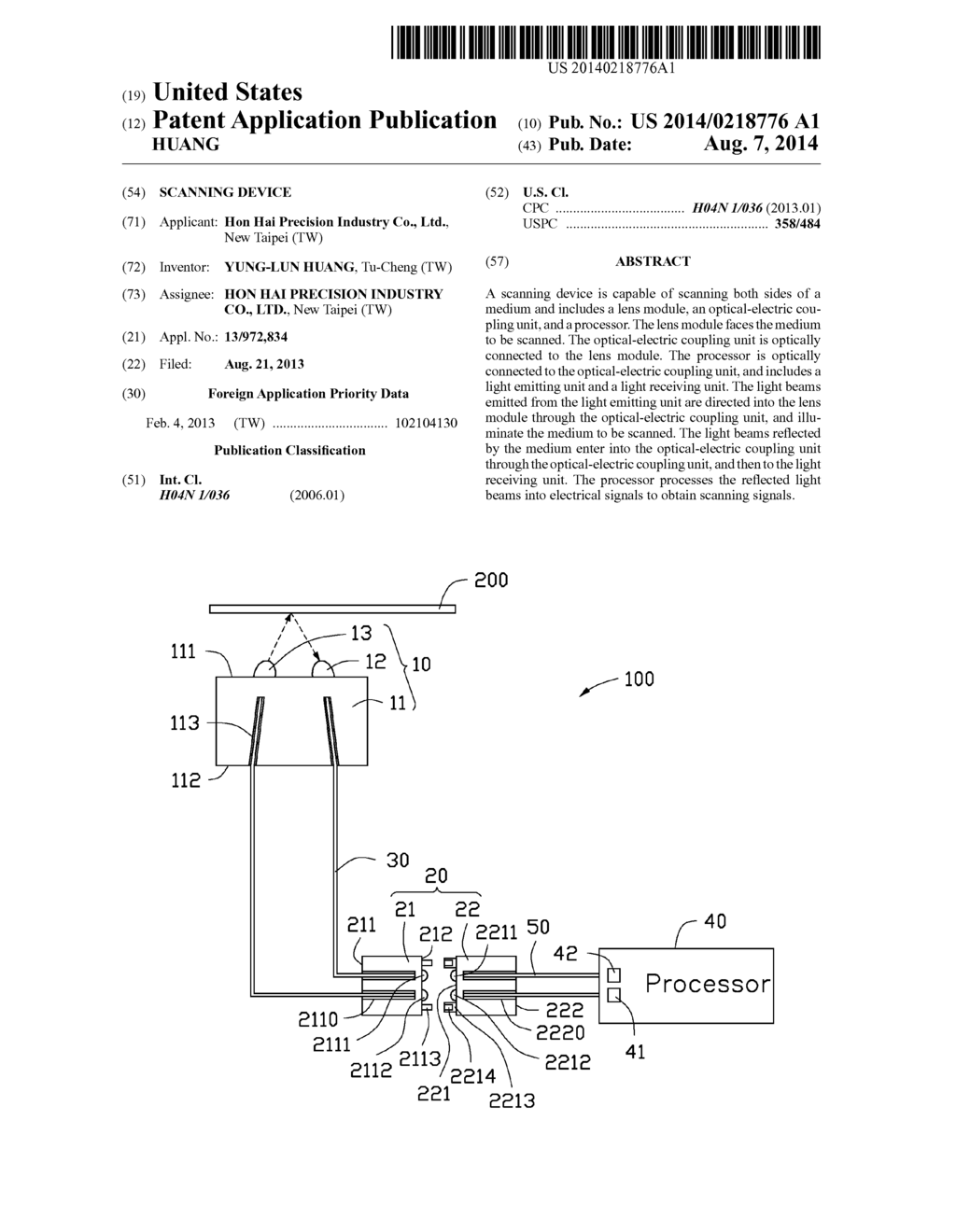 SCANNING DEVICE - diagram, schematic, and image 01