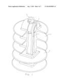 SURGE ARRESTER WITH A CAGE DESIGN diagram and image