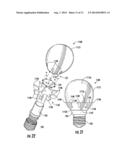 LED LAMP WITH OMNIDIRECTIONAL LIGHT DISTRIBUTION diagram and image