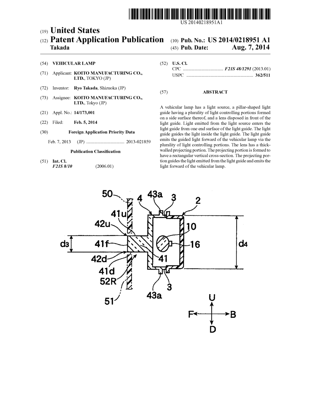 VEHICULAR LAMP - diagram, schematic, and image 01