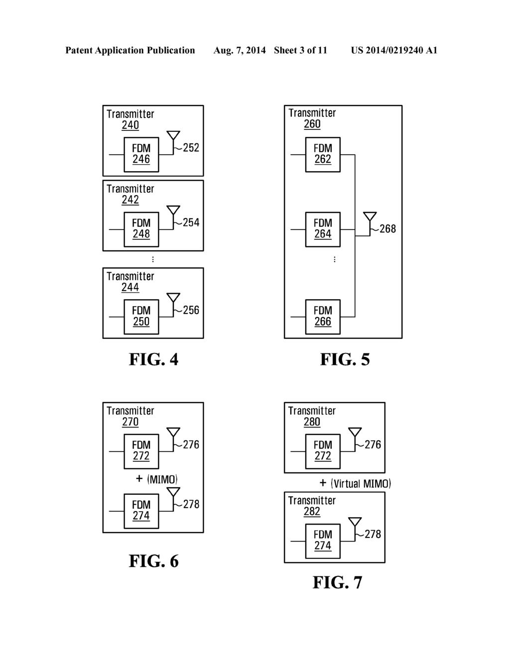 Method and System for Combining OFDM and Transformed OFDM - diagram, schematic, and image 04