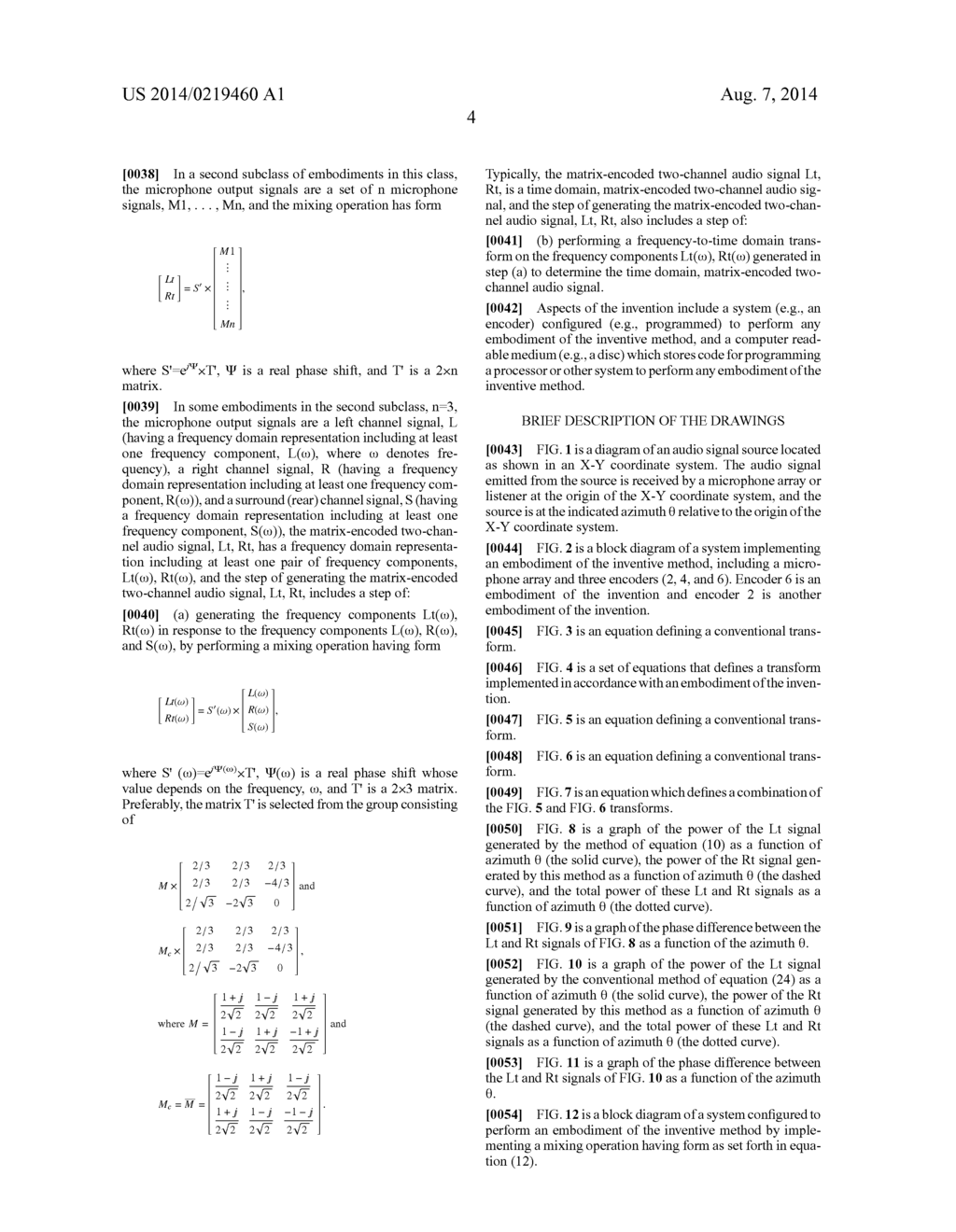 Method and System for Generating A Matrix-Encoded Two-Channel Audio Signal - diagram, schematic, and image 11