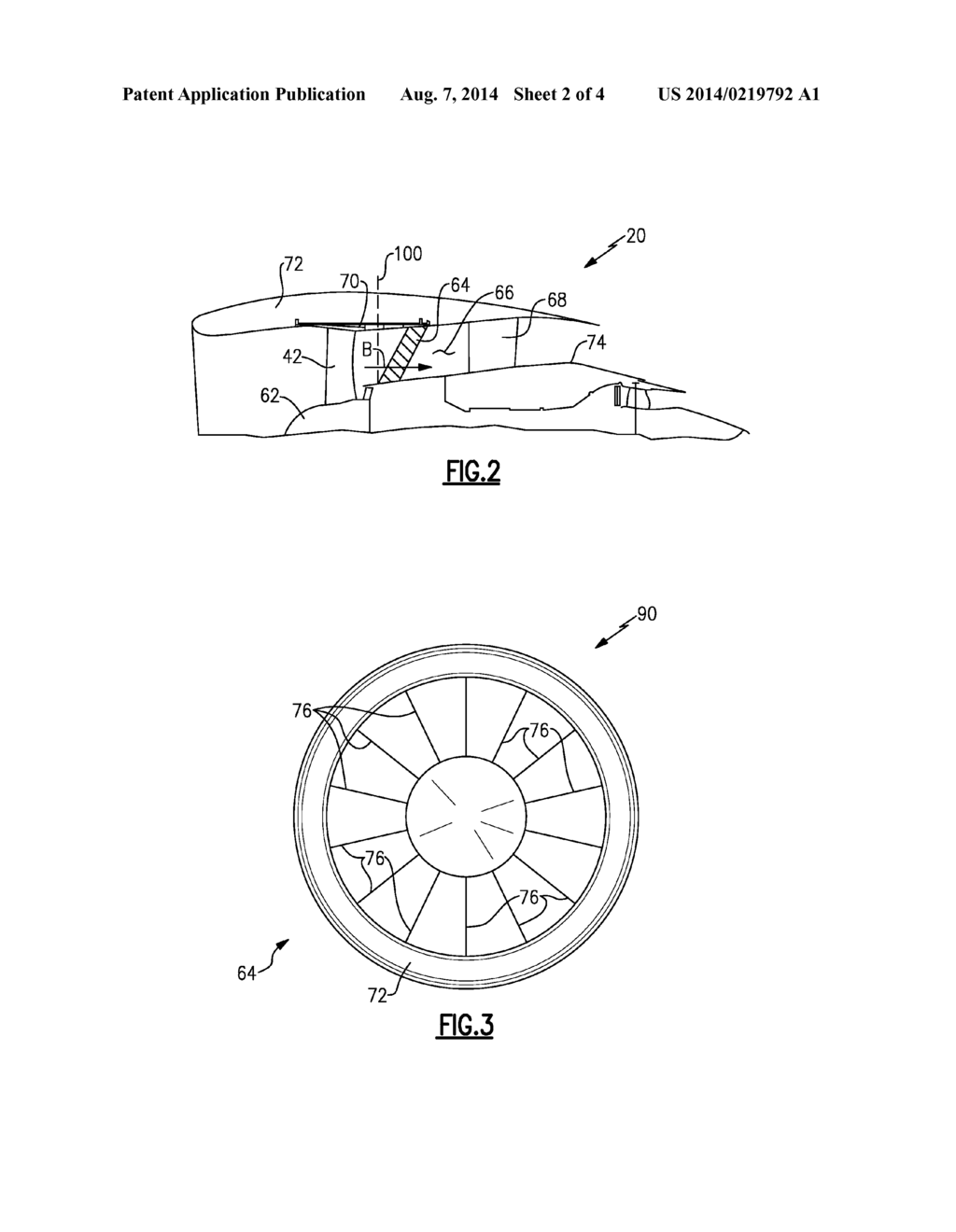 PYLON MATCHED FAN EXIT GUIDE VANE FOR NOISE REDUCTION IN A GEARED TURBOFAN     ENGINE - diagram, schematic, and image 03