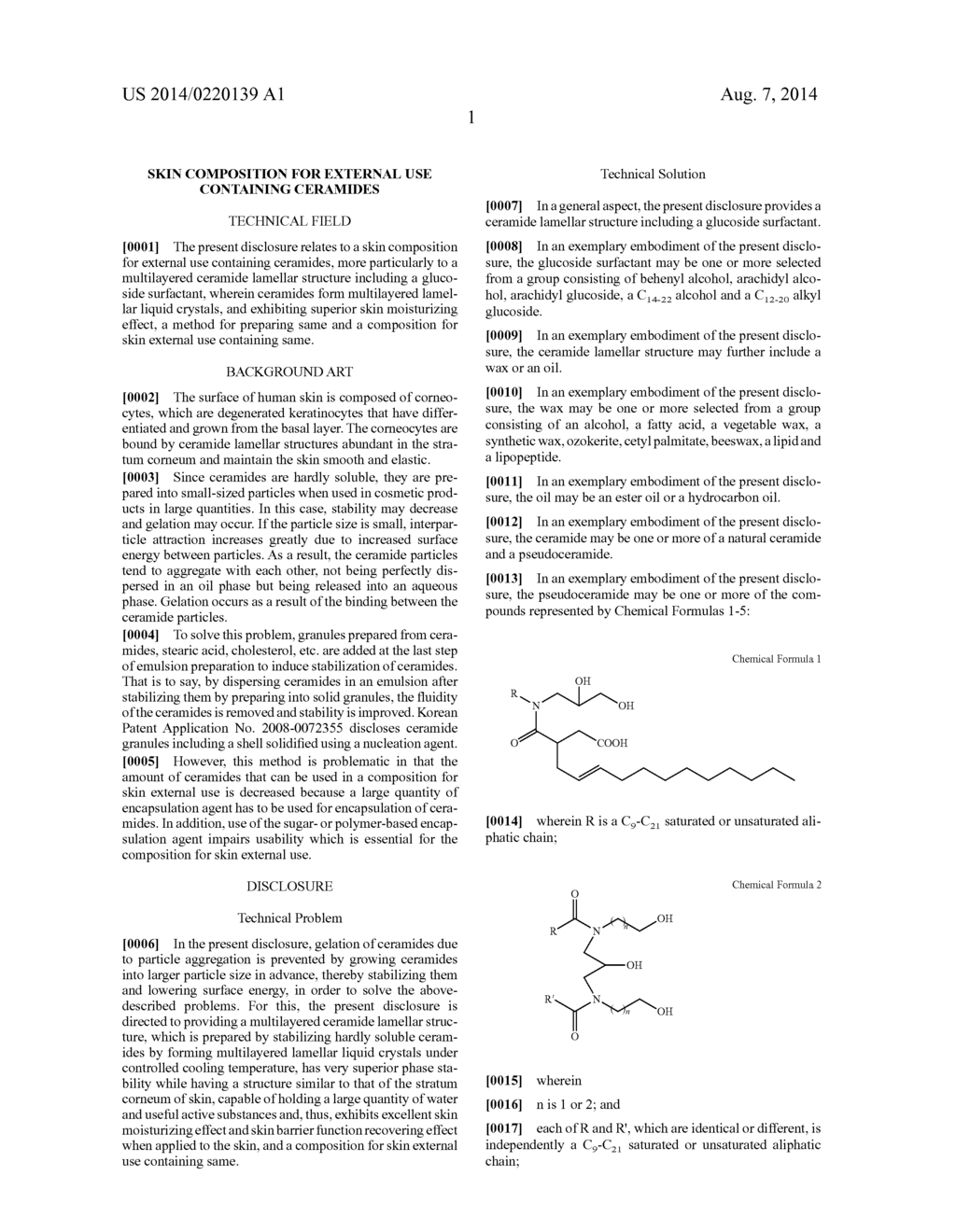 SKIN COMPOSITION FOR EXTERNAL USE CONTAINING CERAMIDES - diagram, schematic, and image 04