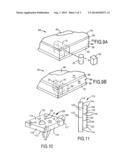 TILE WITH MAGNETIC TYPE MATERIAL AND COVERED WITH A LAYER OF PARCHMENT AND     PROCESS THEREOF diagram and image