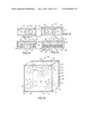 TILE WITH MAGNETIC TYPE MATERIAL AND COVERED WITH A LAYER OF PARCHMENT AND     PROCESS THEREOF diagram and image