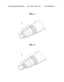 CABLE-TYPE SECONDARY BATTERY CAPABLE OF WIRELESS CHARGE diagram and image