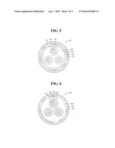 CABLE-TYPE SECONDARY BATTERY CAPABLE OF WIRELESS CHARGE diagram and image