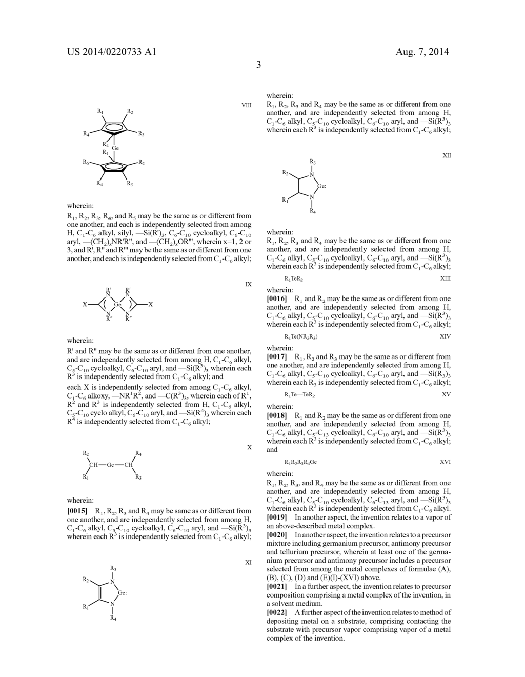 ANTIMONY AND GERMANIUM COMPLEXES USEFUL FOR CVD/ALD OF METAL THIN FILMS - diagram, schematic, and image 09