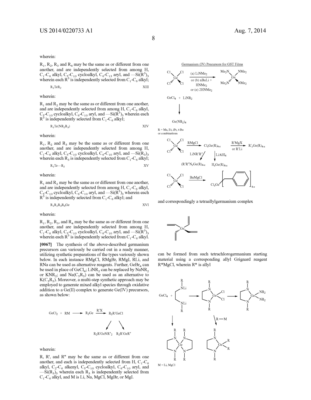 ANTIMONY AND GERMANIUM COMPLEXES USEFUL FOR CVD/ALD OF METAL THIN FILMS - diagram, schematic, and image 14