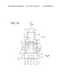 CONNECTOR WITH ELECTRONIC COMPONENT AND HOLDER diagram and image